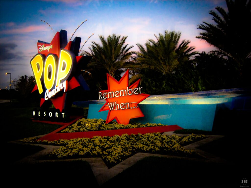 Entrance to the Pop Century Resort