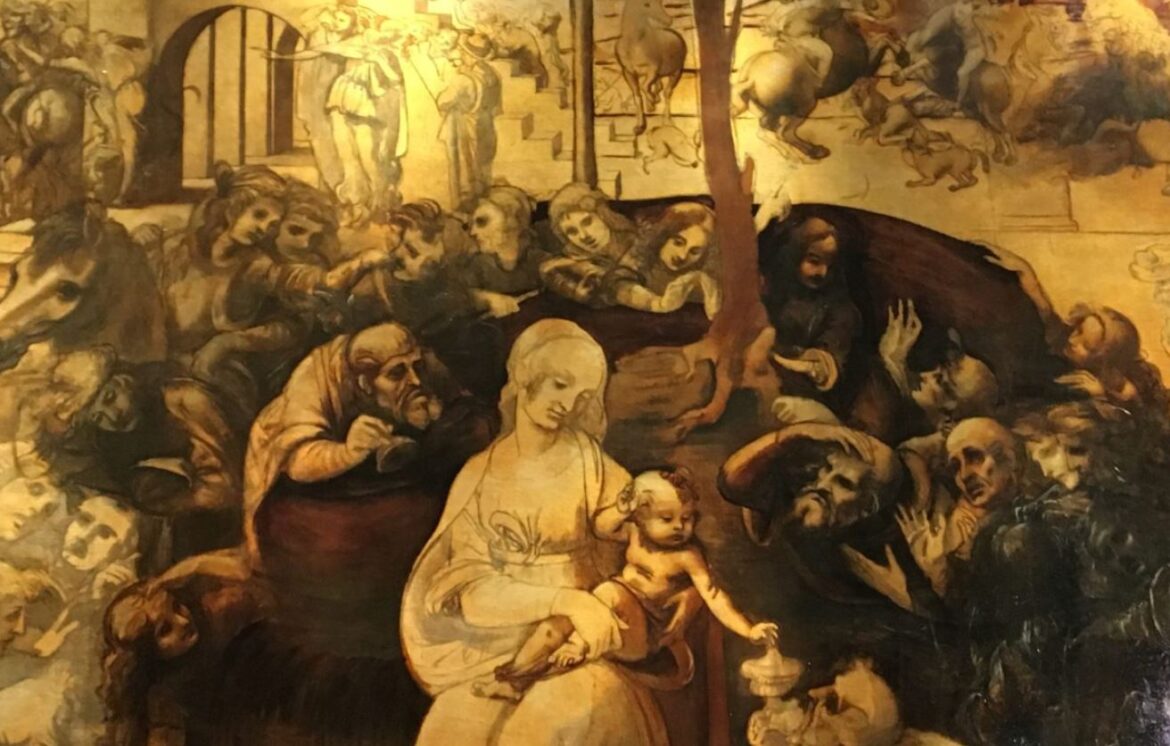 The Adoration of the Magi by Leonardo Da Vinci