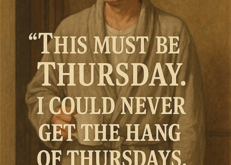 Douglas Adams, It Must Be Thursday