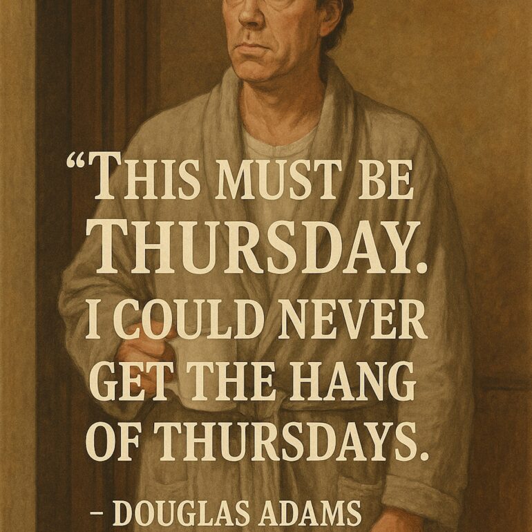 Douglas Adams, It Must Be Thursday